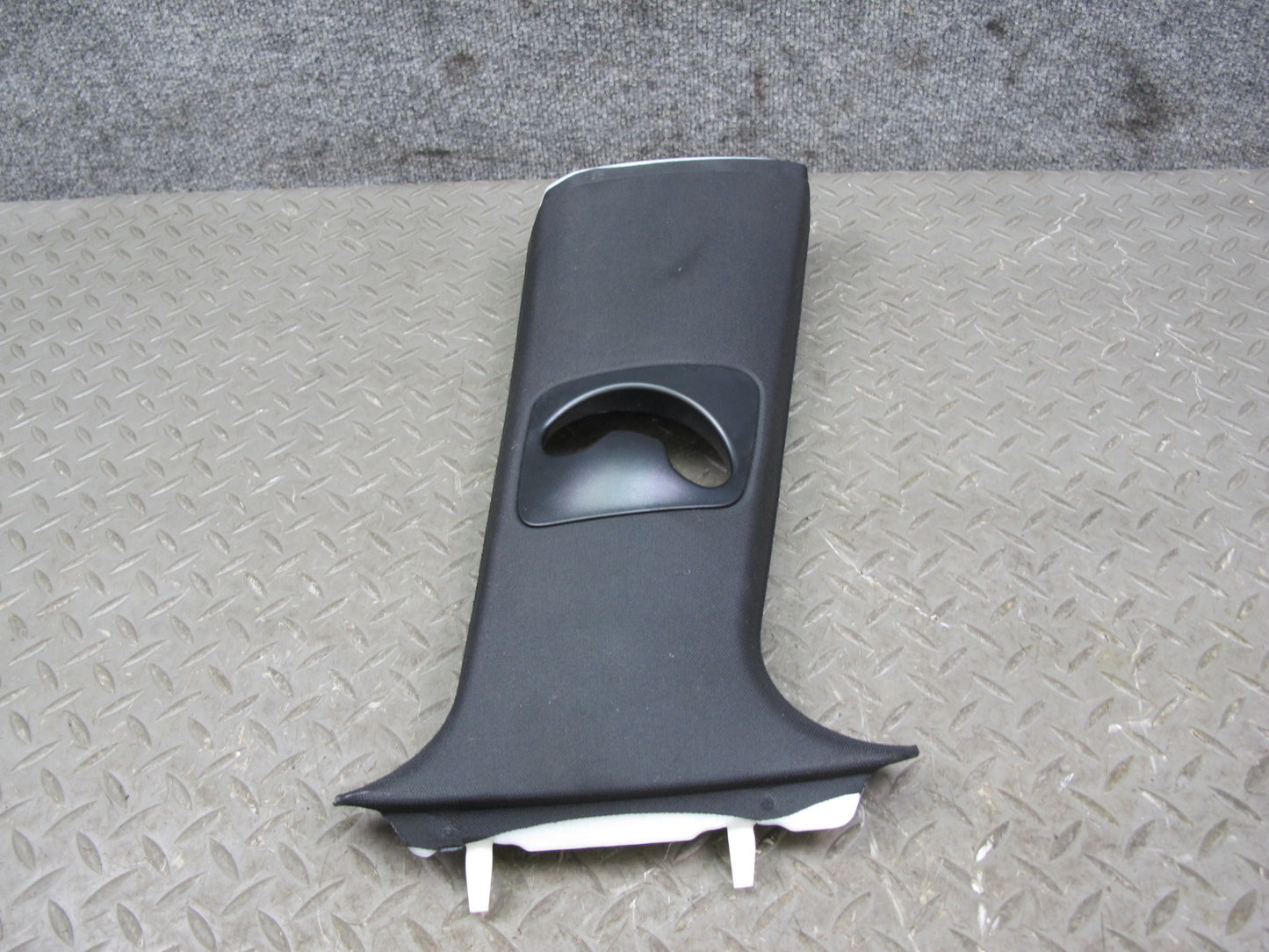 09-14 BMW E71 X6 Set of 2 Left & Right Upper B Pillar Trim Panel Black OEM