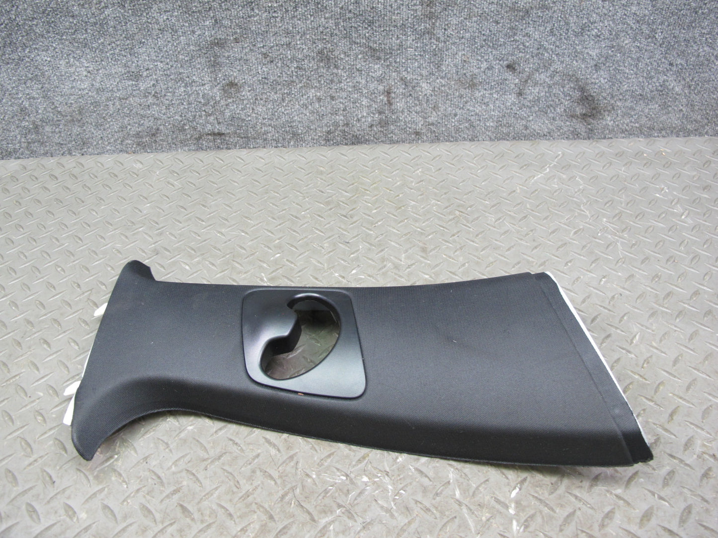 09-14 BMW E71 X6 Set of 2 Left & Right Upper B Pillar Trim Panel Black OEM