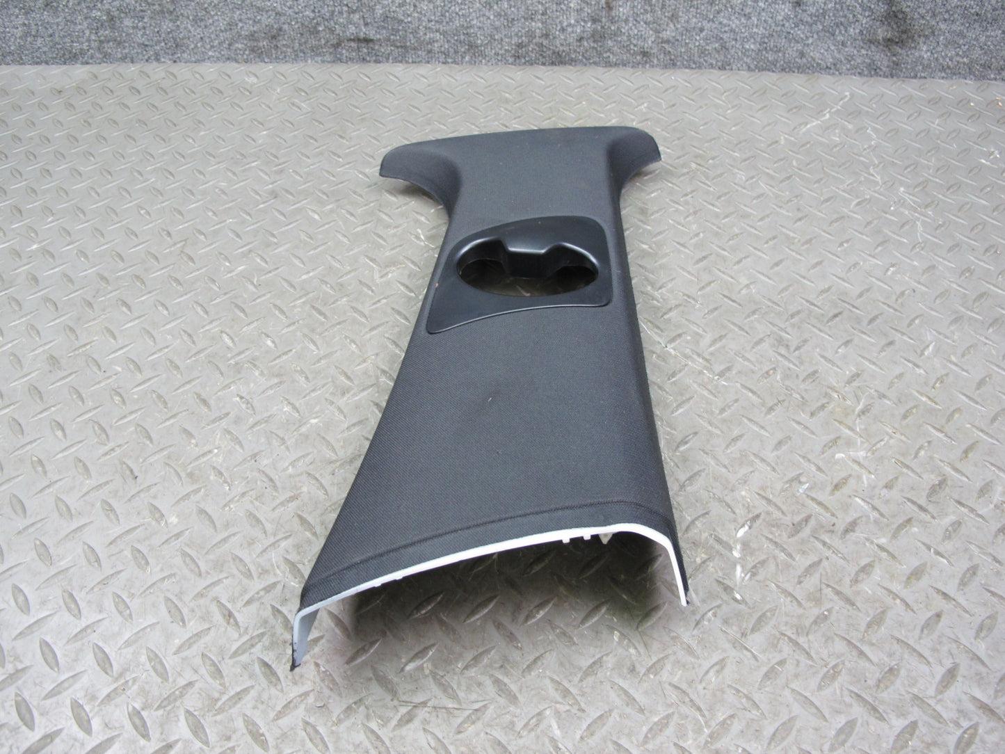 09-14 BMW E71 X6 Set of 2 Left & Right Upper B Pillar Trim Panel Black OEM