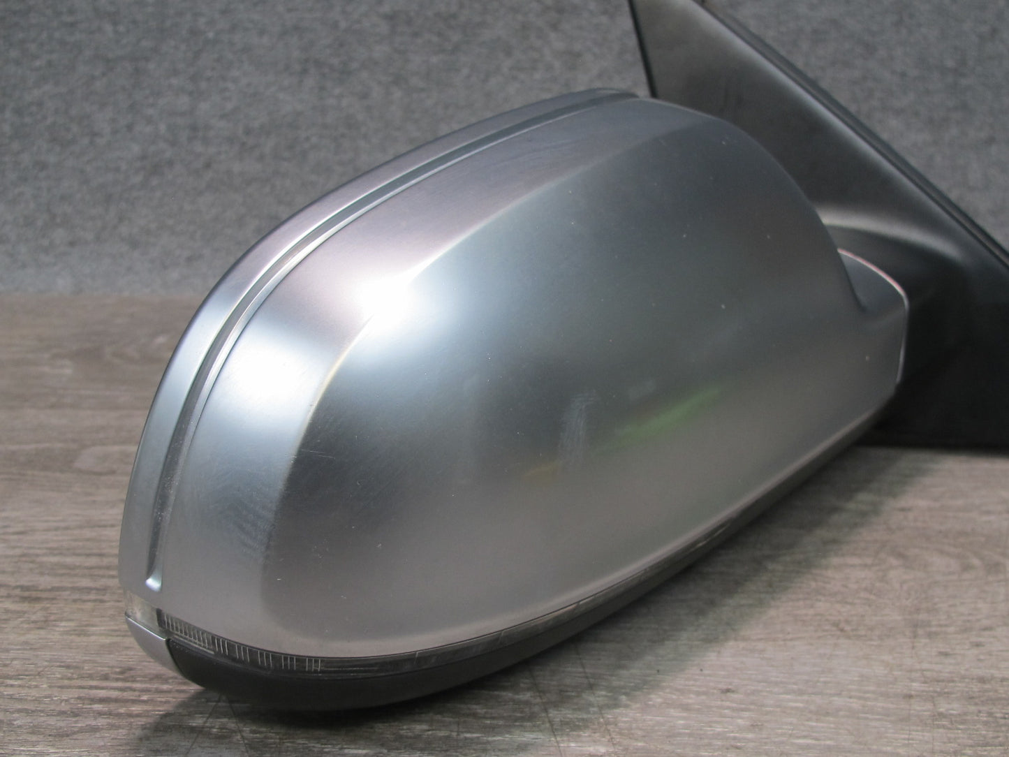 10-16 Audi B8 S4 A4 Front Right Side Exterior Door Mirror Aluminum Autodim OEM