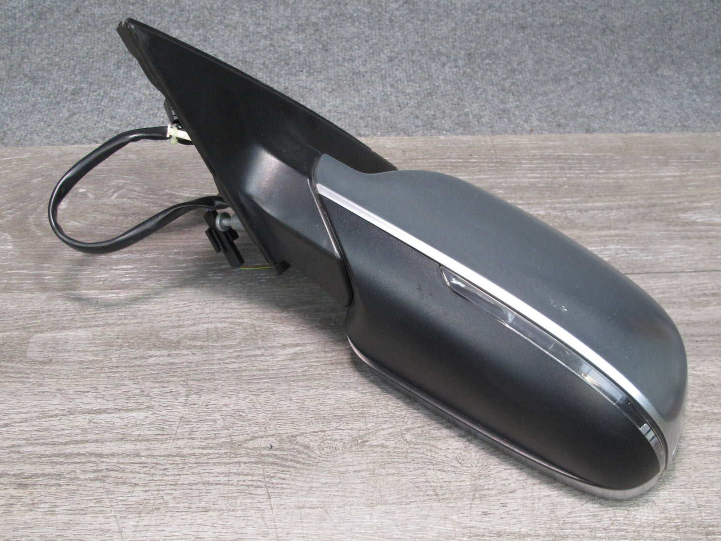 10-16 Audi B8 S4 A4 Front Left Side Exterior Door Mirror Aluminum Autodim OEM