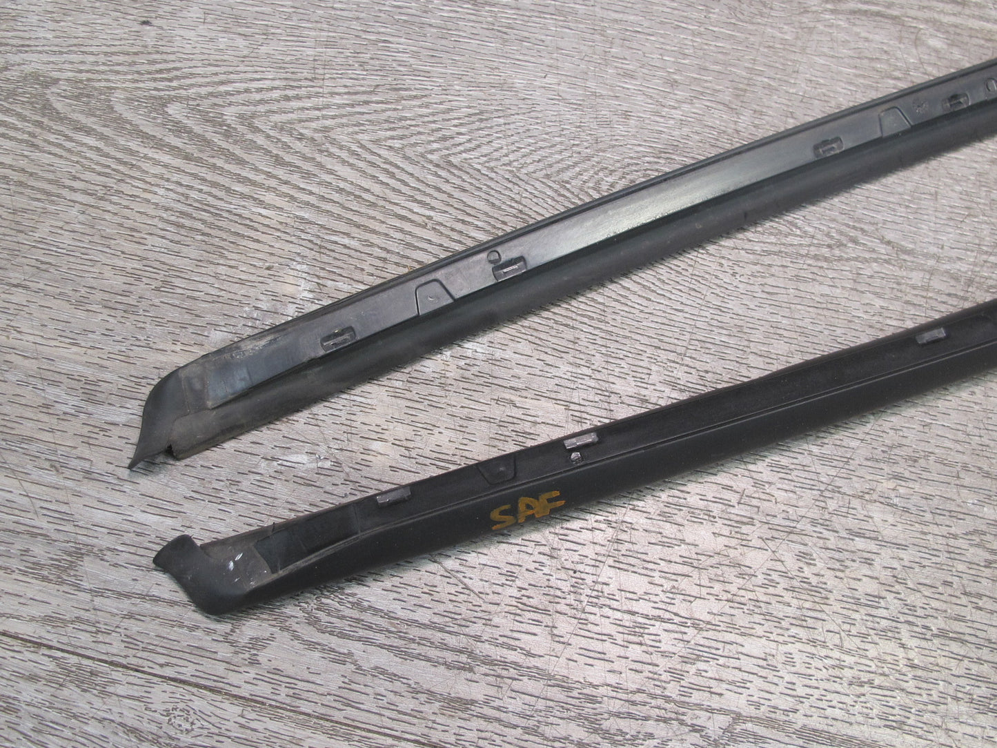 09-16 Audi S4 A4 Front Right Left Side Windshield Water Deflector Trim Set OEM