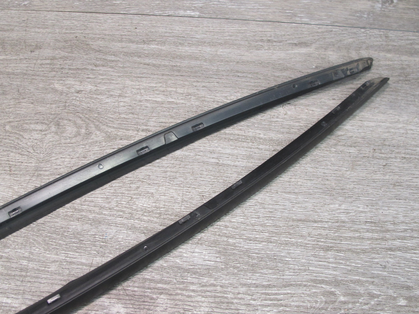 09-16 Audi S4 A4 Front Right Left Side Windshield Water Deflector Trim Set OEM