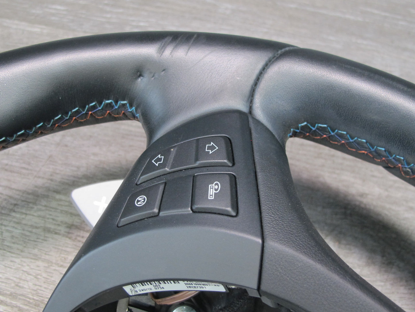 10-14 BMW E70 E71 X5M X6M M Sport Leather Steering w Controls & Shifters OEM