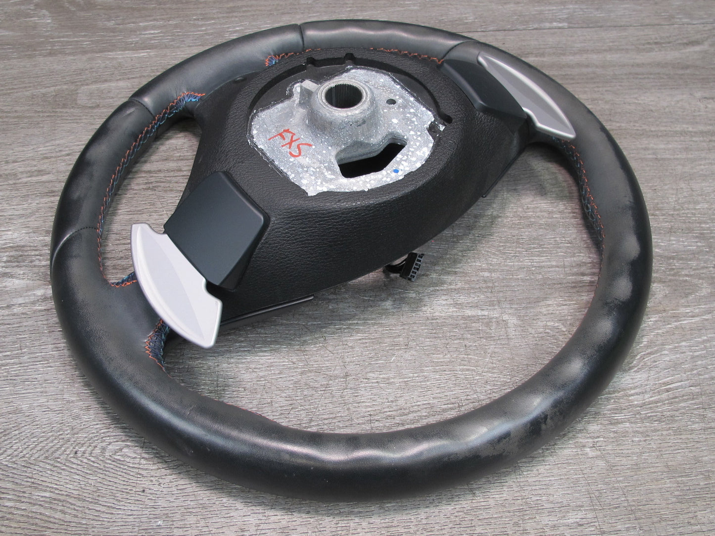 10-14 BMW E70 E71 X5M X6M M Sport Leather Steering w Controls & Shifters OEM