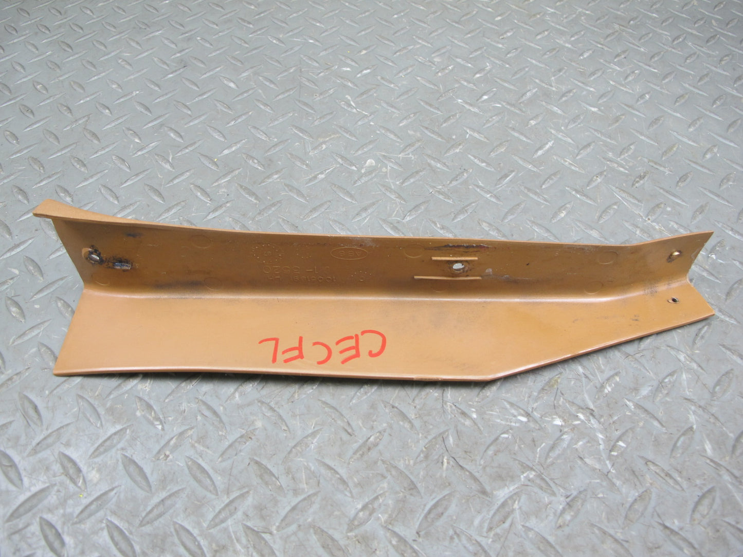 90-93 Chevrolet Corvette C4 Convertible Lower B Pillar Sill Trim Set OEM