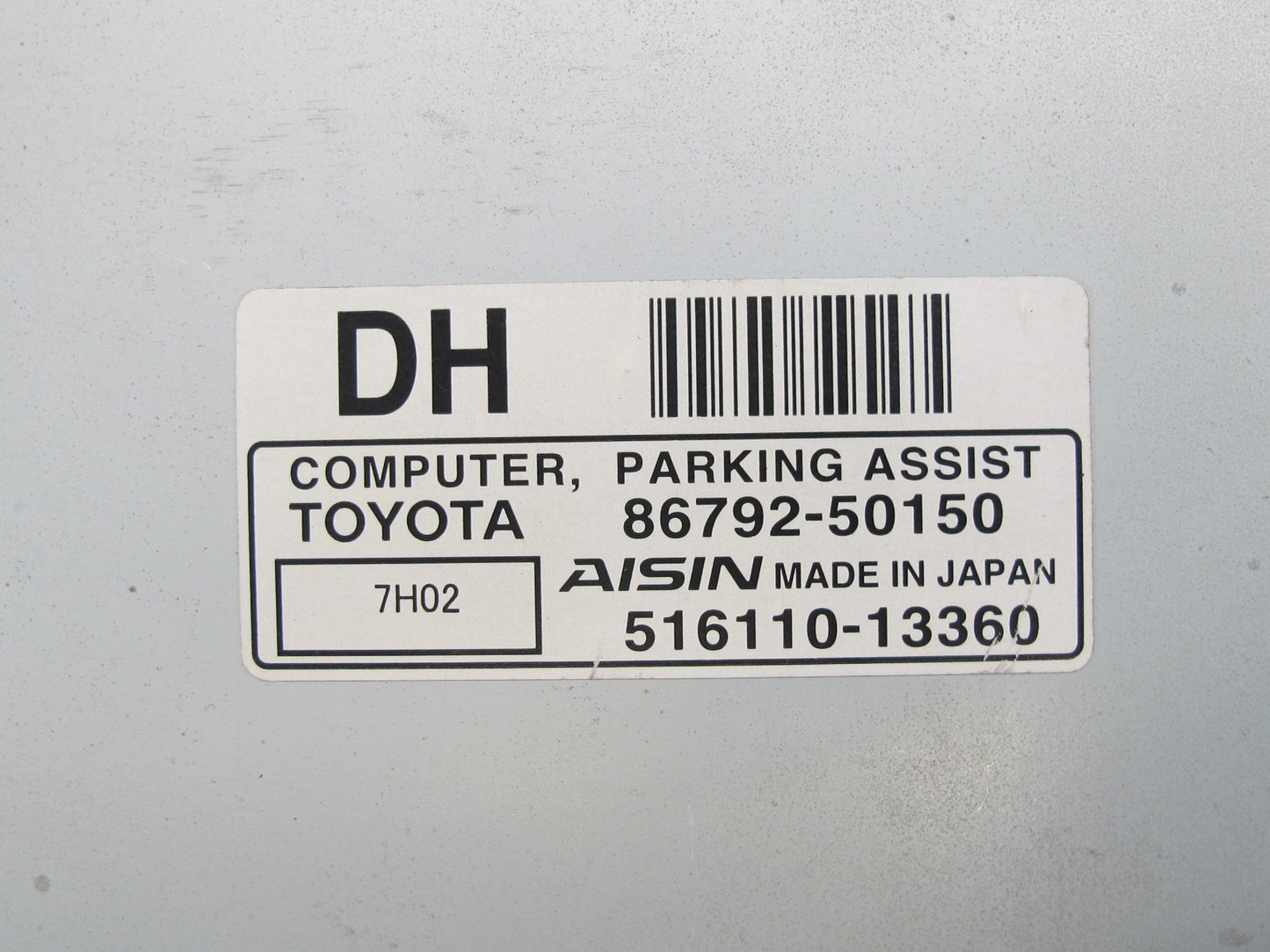 07-08 Lexus LS600h LS460 Parking Assist Control Module 86792-50150 OEM