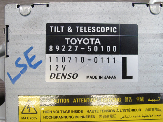 01-03 Lexus UCF30L LS430 Tilt & Telescopic Steering Multiplex Control Module OEM