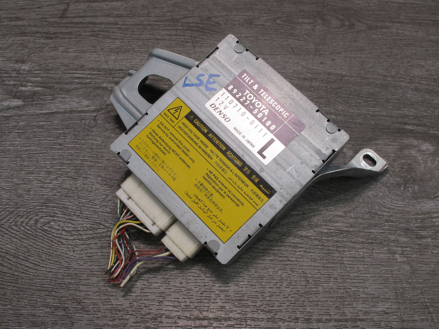 01-03 Lexus UCF30L LS430 Tilt & Telescopic Steering Multiplex Control Module OEM