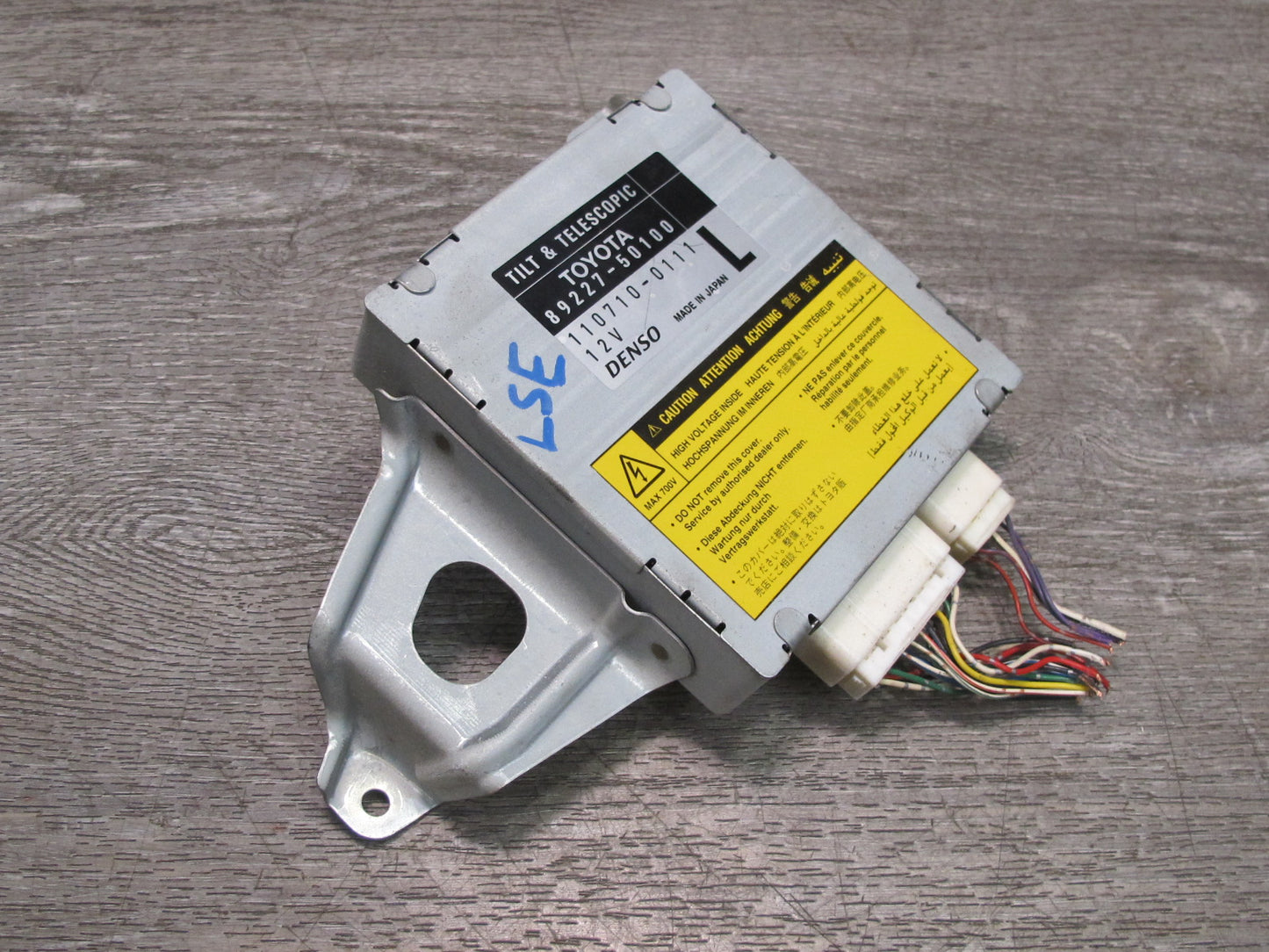 01-03 Lexus UCF30L LS430 Tilt & Telescopic Steering Multiplex Control Module OEM