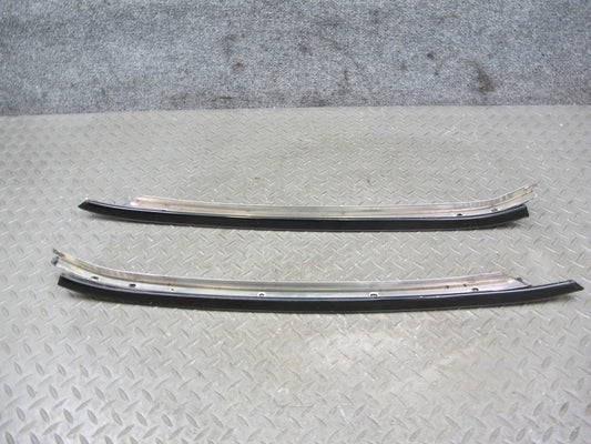 84-89 Nissan Z31 300ZX Windshield A Pillar Exterior Trim Molding Panel Set OEM