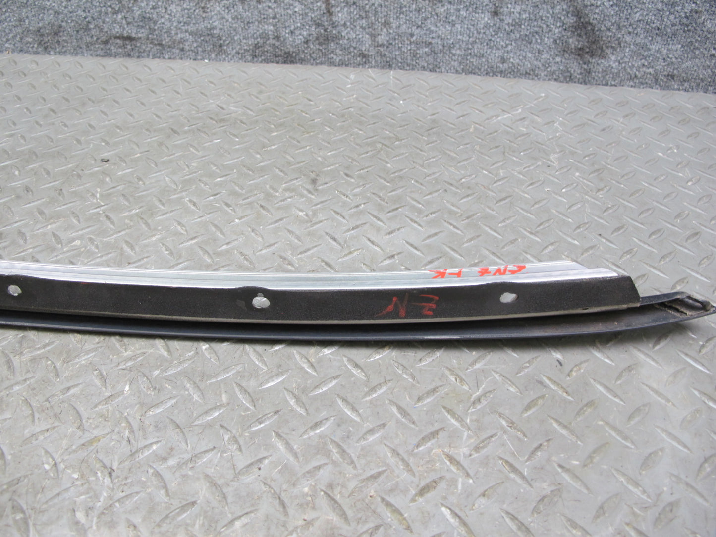 84-89 Nissan Z31 300ZX Windshield A Pillar Exterior Trim Molding Panel Set OEM