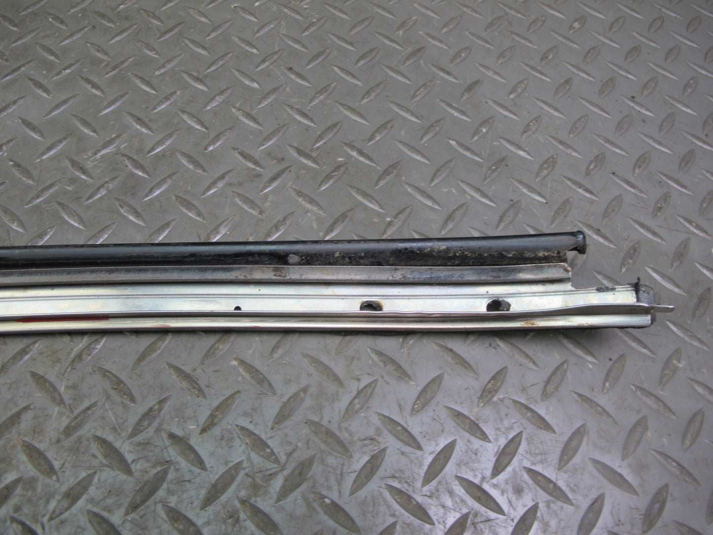 84-89 Nissan Z31 300ZX Windshield A Pillar Exterior Trim Molding Panel Set OEM