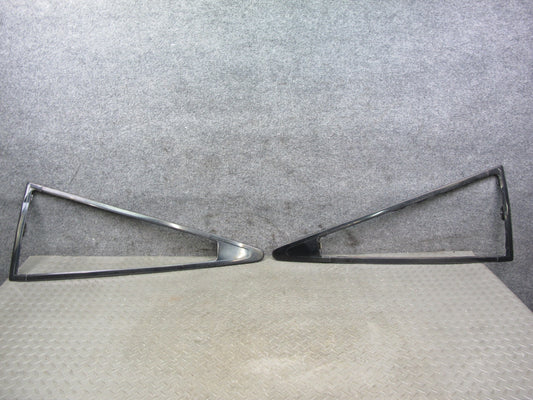84-89 Nissan Z31 300ZX 2+0 Set of 2 Rear Quarter Window Trim Molding Panel OEM