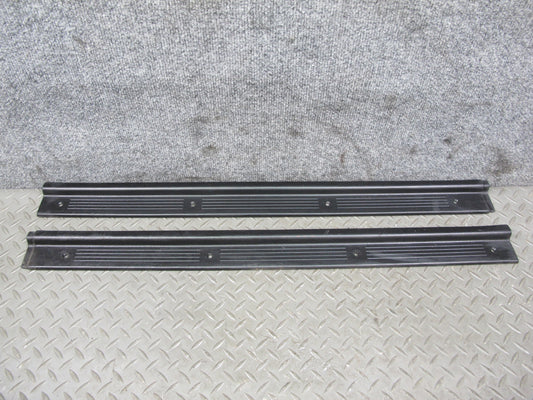 84-89 Nissan Z31 300ZX 2+0 Left Right Door Scuff Sill Plate Trim Panel Set OEM