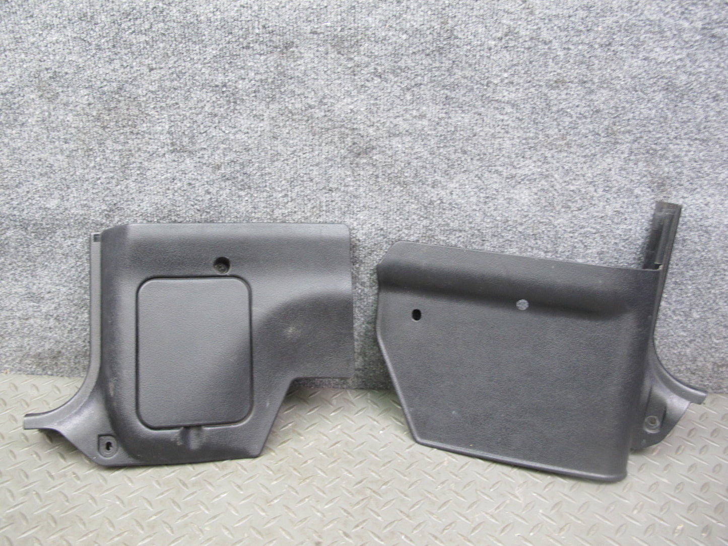 84-86 Nissan Z31 300ZX Set of 2 Front Left & Right Kick Trim Cover Panel OEM