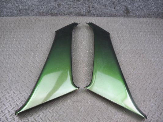91-93 Mitsubishi 3000GT Set of 2 Center B Pillar Trim Molding Cover OEM