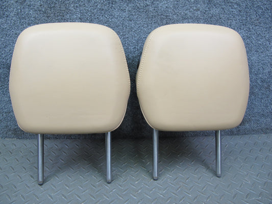 2011-2018 Porsche Cayenne 958 Rear Left & Right Side Seat Leather Headrest Set