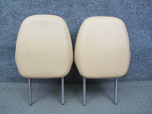 2011-2018 Porsche Cayenne 958 Front Left & Right Side Seat Leather Headrest Set