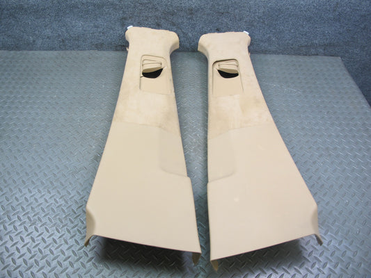 2011-2018 Porsche Cayenne 958 Left & Right Center Upper B Pillar Trim Panel Set