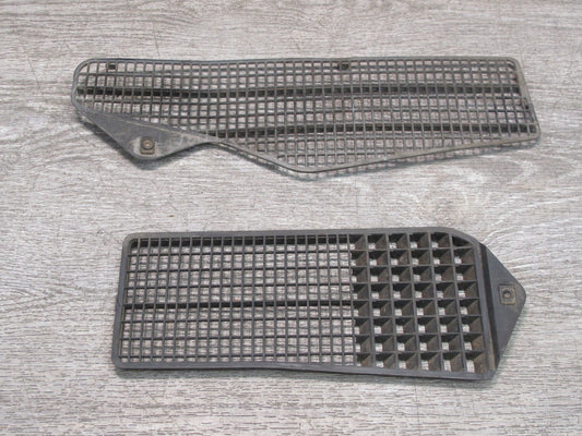 84-89 Nissan Z31 300ZX Set of 2 Front Left & Right Vent Cowl Grille OEM