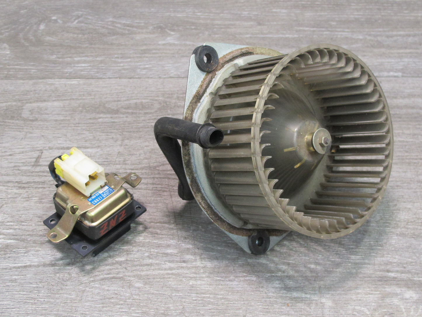 85-89 Nissan Z31 300ZX A/C Heater Blower Motor Fan w Resistor OEM