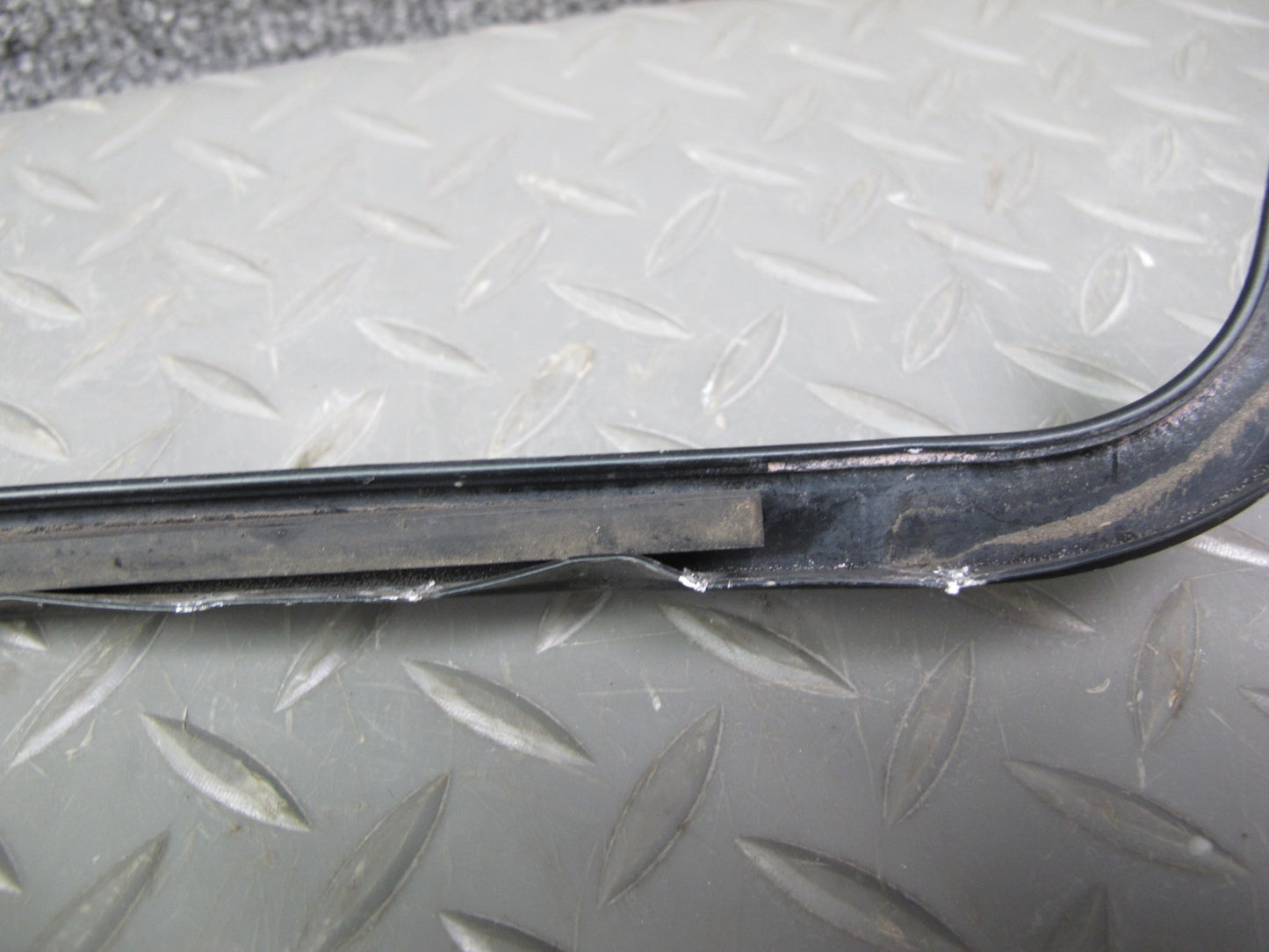 1984-1989 Porsche 928 Front Windshield Trim Strip Molding Cover Set of 3