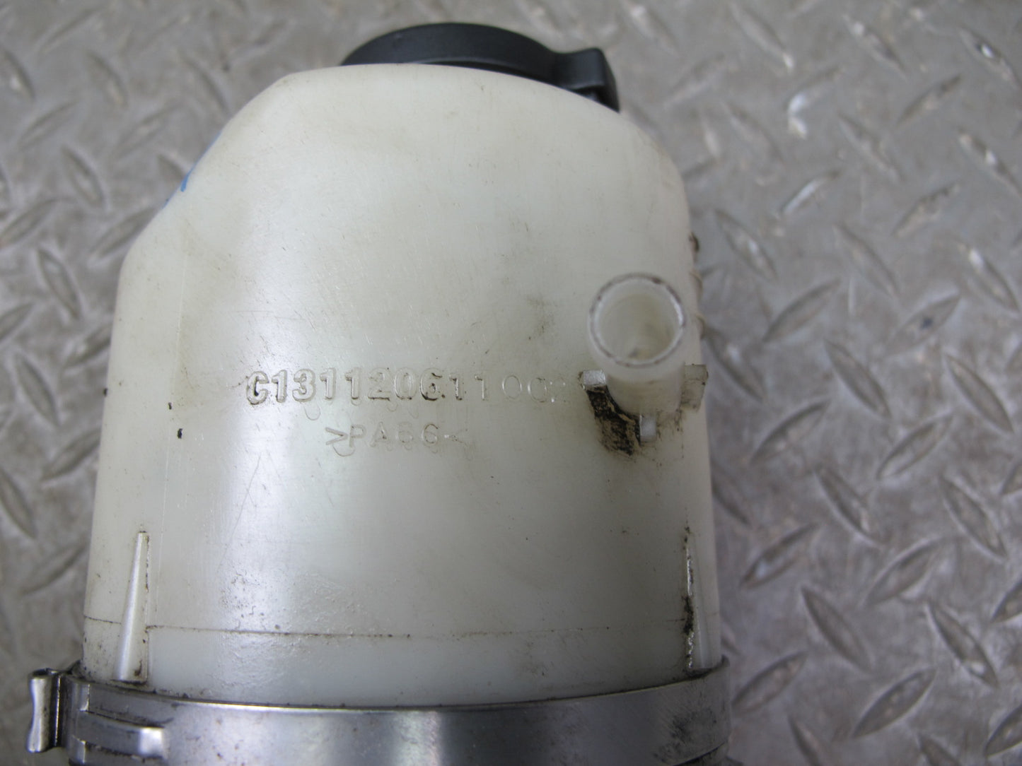 11-12 Fisker Karma Power Steering Pump w Fluid Reservoir Bottle Tank OEM