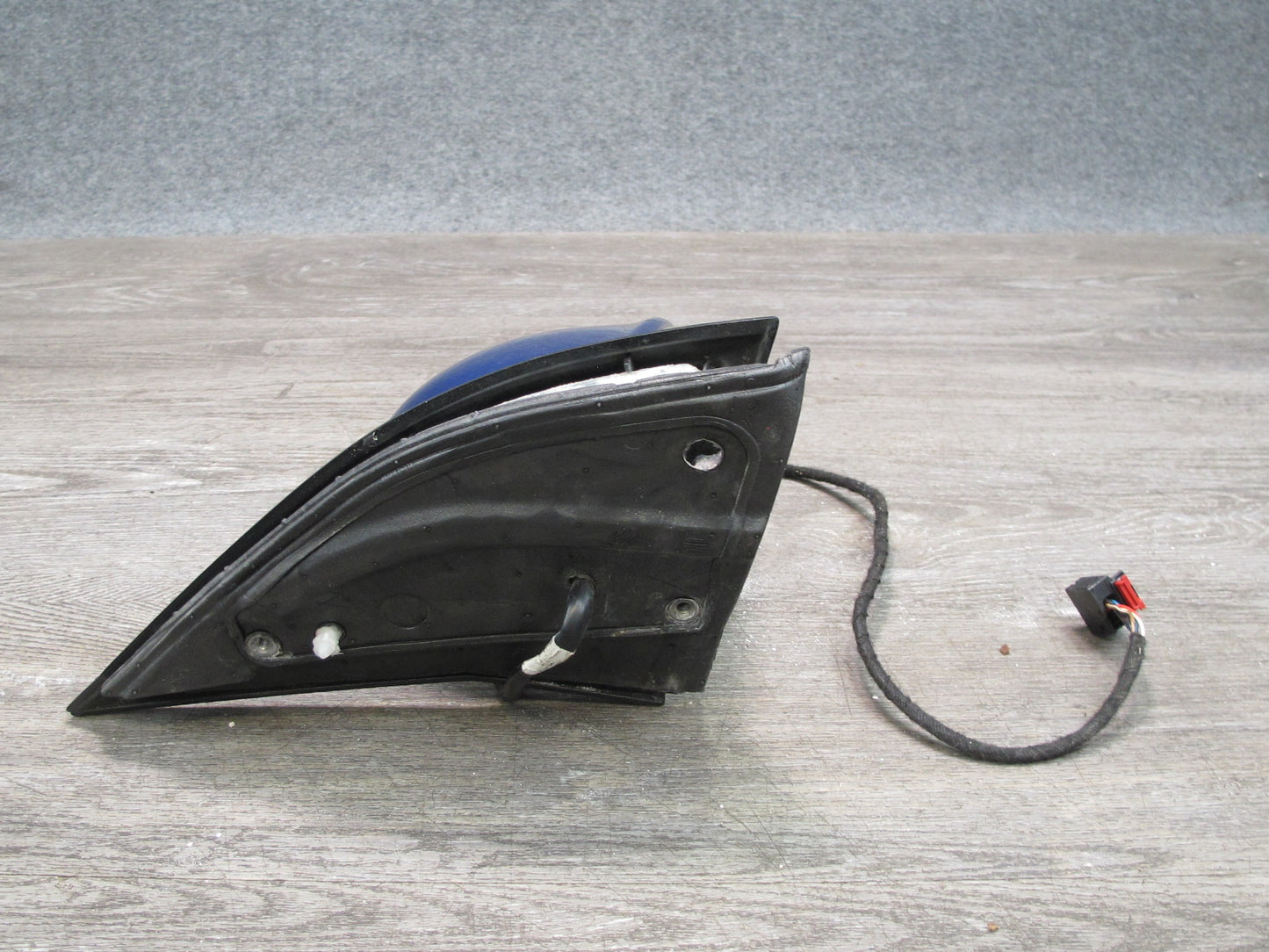 06-09 VW Rabbit GTI R32 Left Driver Door Side View Power Heated Mirror Blue OEM