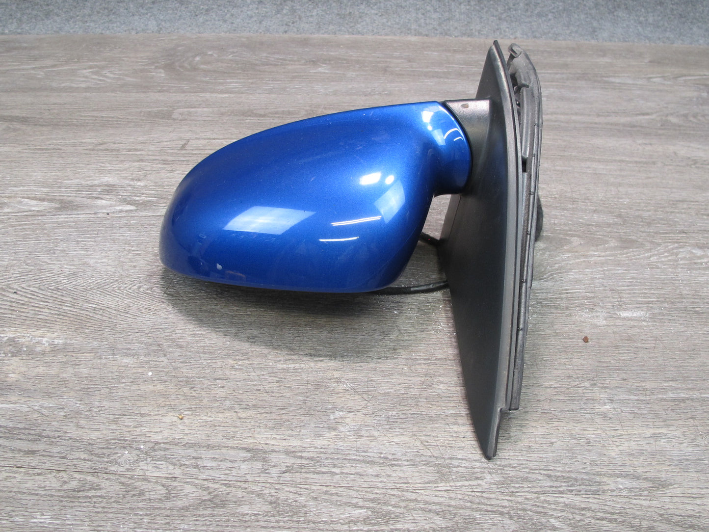 06-09 VW Rabbit GTI R32 Left Driver Door Side View Power Heated Mirror Blue OEM