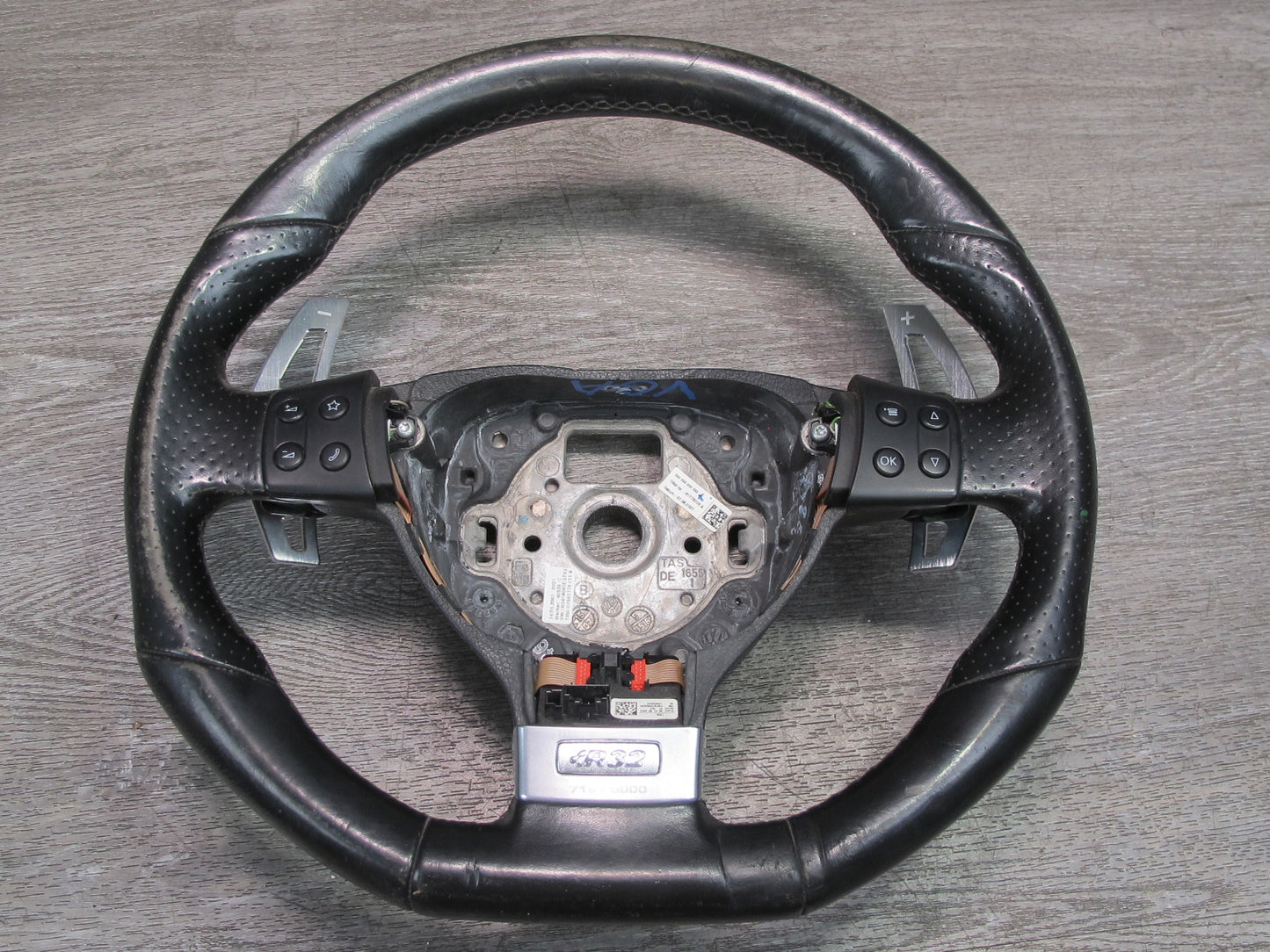 2008 VW R32 MK5 A/T Leather Multifunction Sport Steering w Shifter Paddles OEM