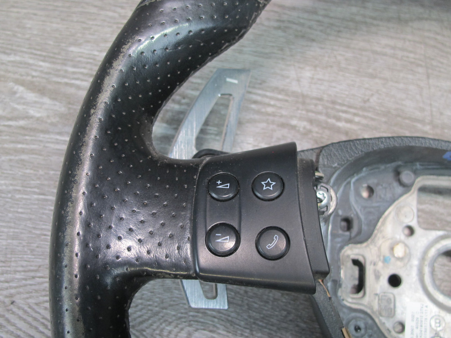 2008 VW R32 MK5 A/T Leather Multifunction Sport Steering w Shifter Paddles OEM