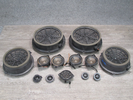 09-16 Audi S4 A4 B8 13pcs B&O Bang & Olufsen Audio Tweeter Speaker Set OEM