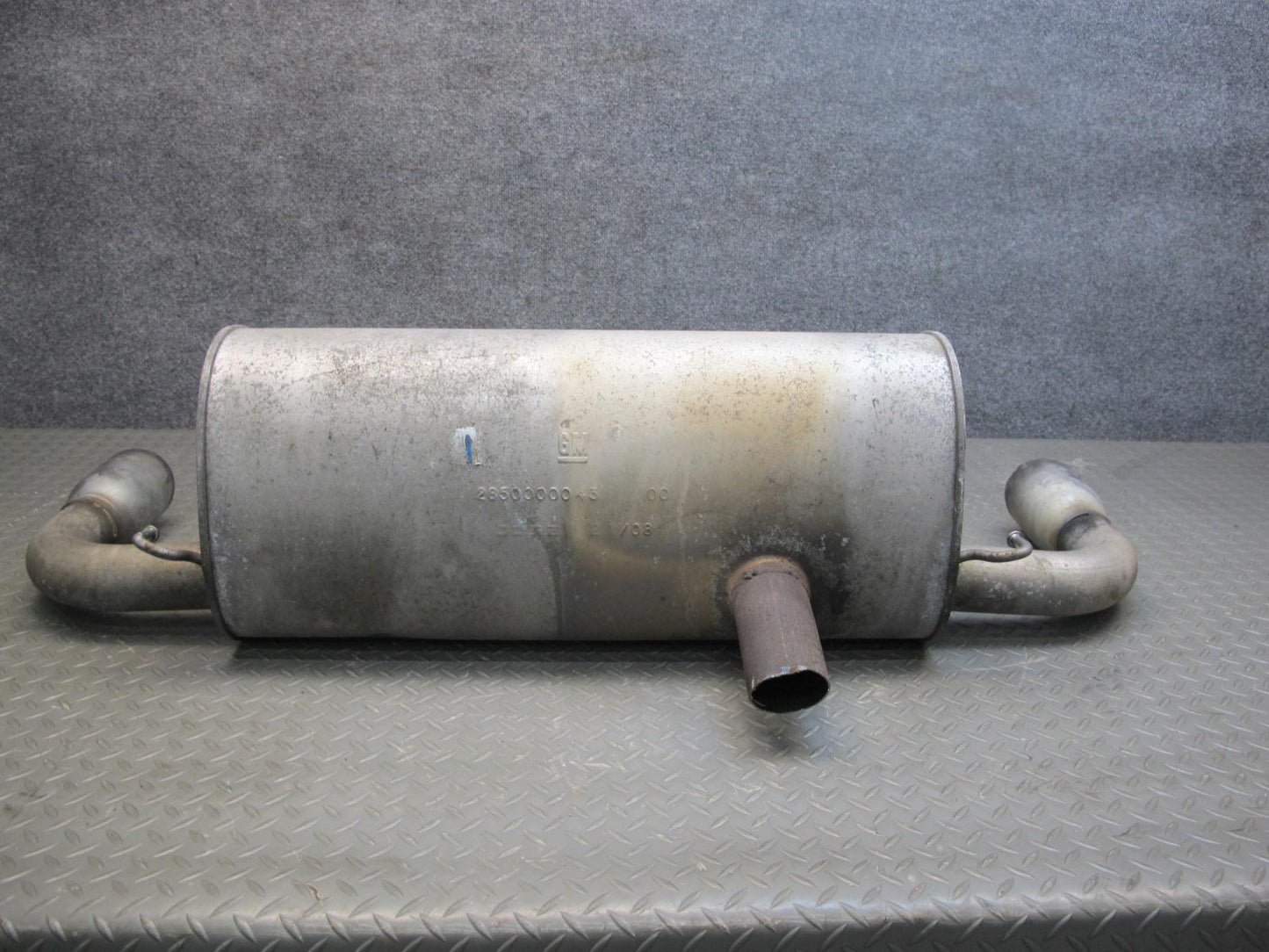 07-09 Pontiac Solstice GXP Rear Exhaust Muffler w Tips