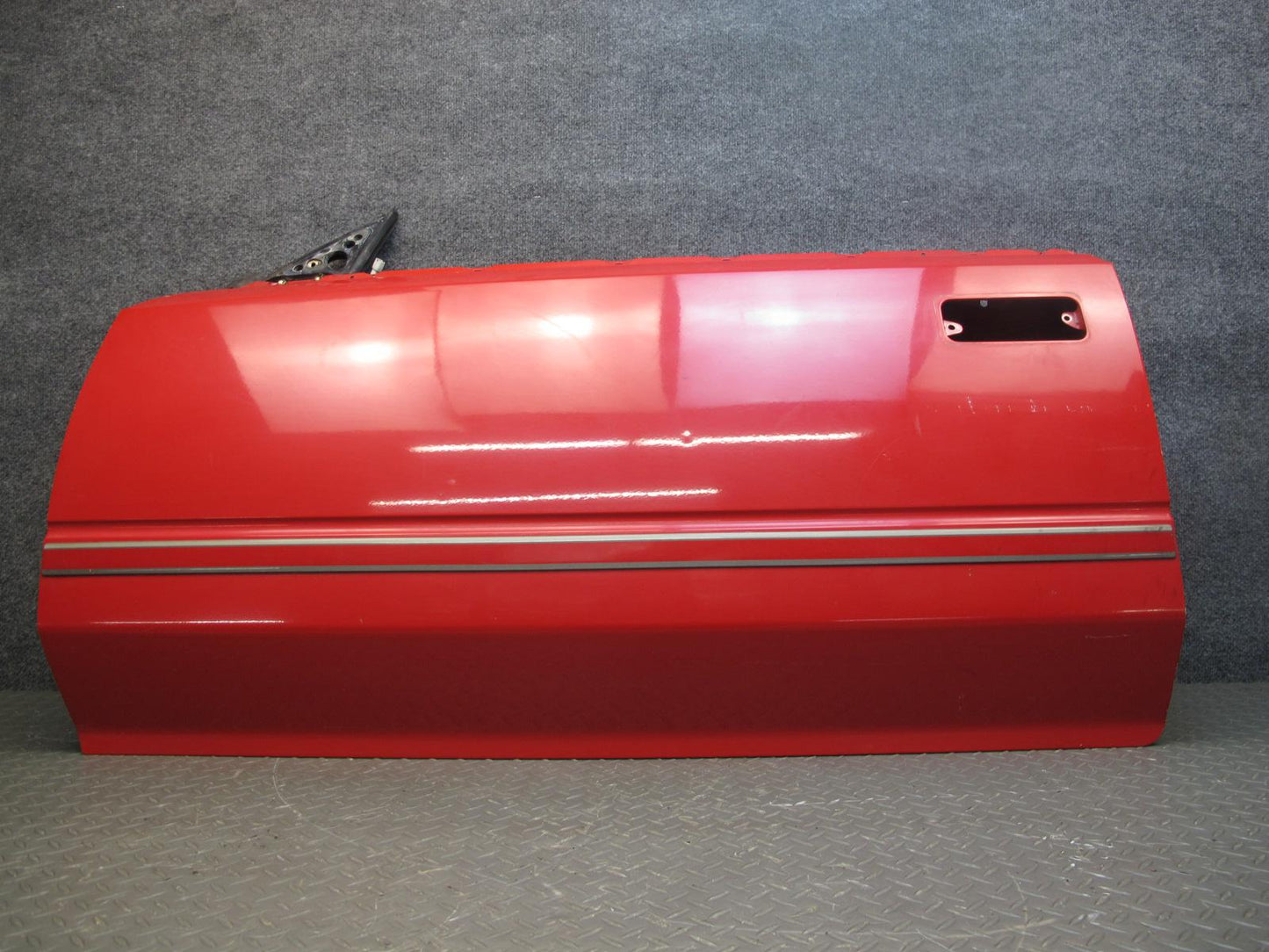 85-89 Toyota MR2 AW15 Left Driver Door Shell Panel Cover RED OEM