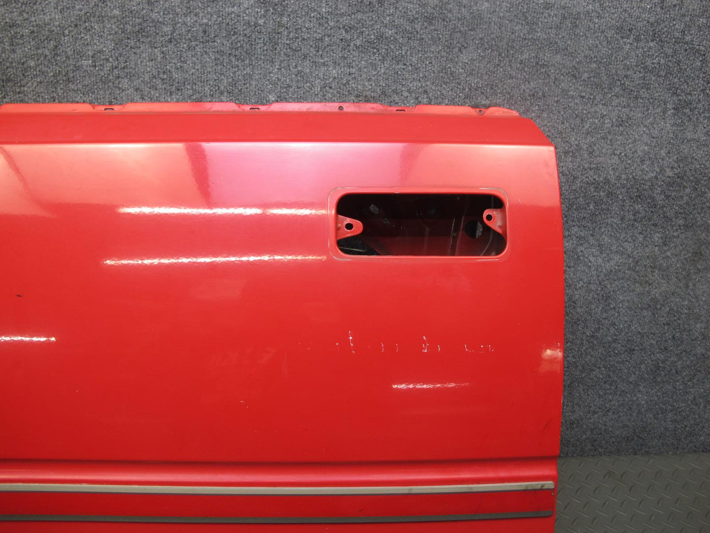 85-89 Toyota MR2 AW15 Left Driver Door Shell Panel Cover RED OEM