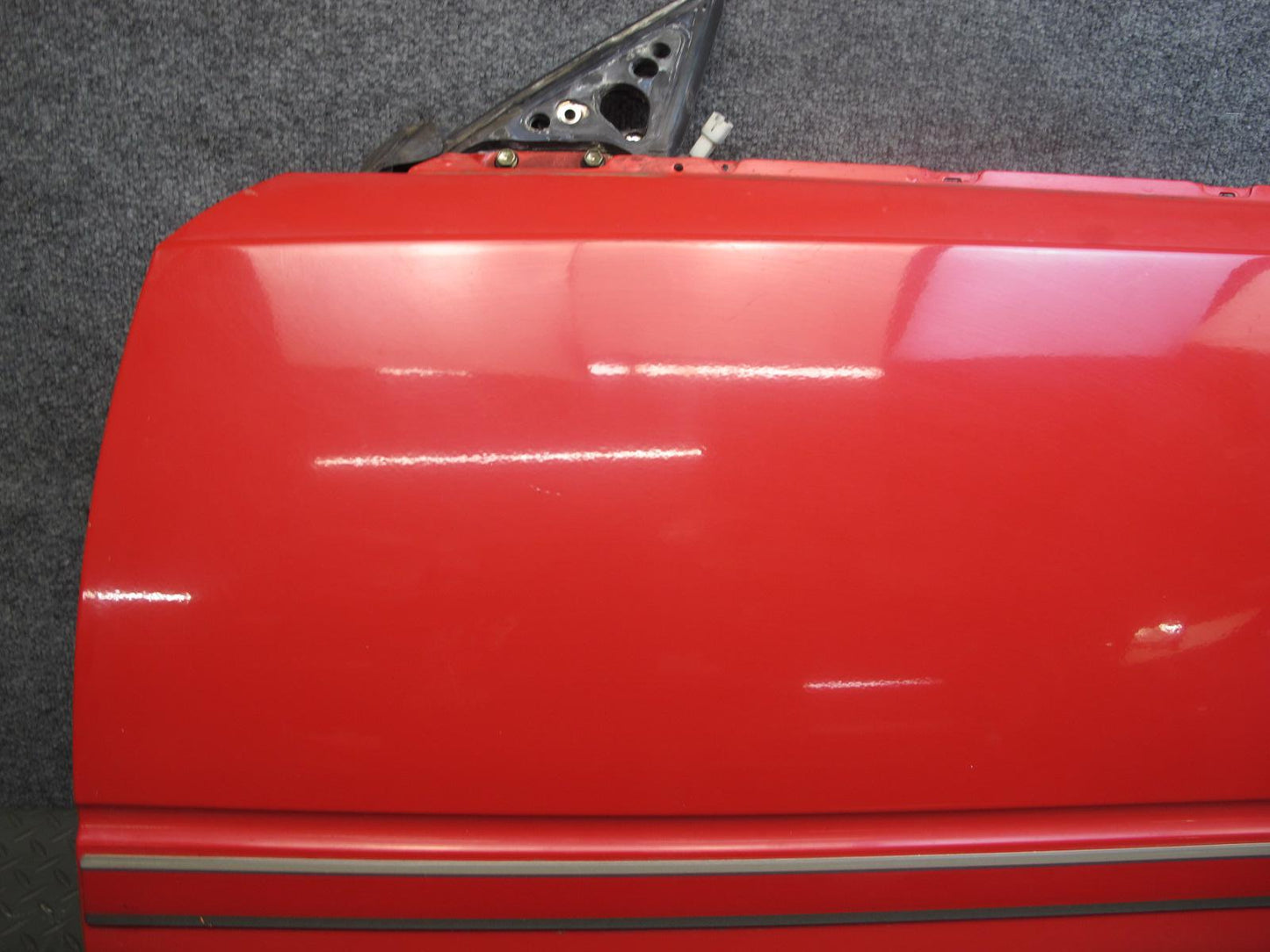 85-89 Toyota MR2 AW15 Left Driver Door Shell Panel Cover RED OEM