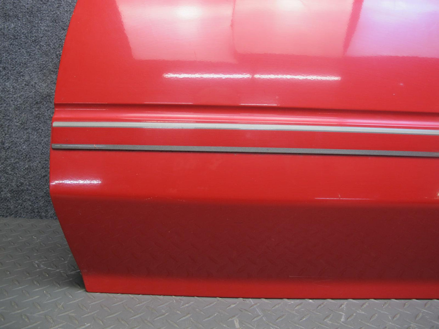 85-89 Toyota MR2 AW15 Left Driver Door Shell Panel Cover RED OEM