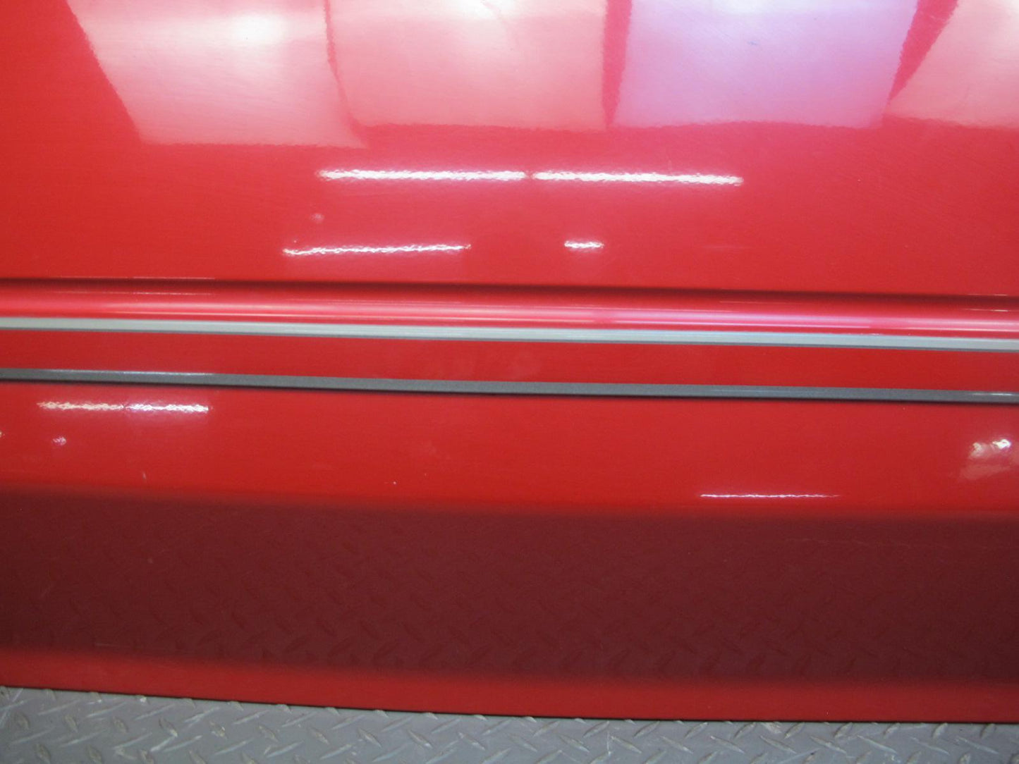 85-89 Toyota MR2 AW15 Left Driver Door Shell Panel Cover RED OEM