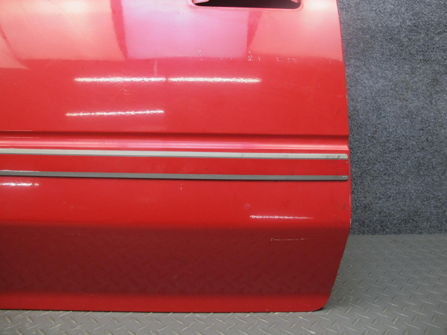 85-89 Toyota MR2 AW15 Left Driver Door Shell Panel Cover RED OEM