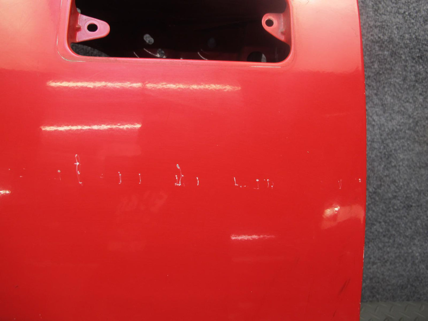 85-89 Toyota MR2 AW15 Left Driver Door Shell Panel Cover RED OEM