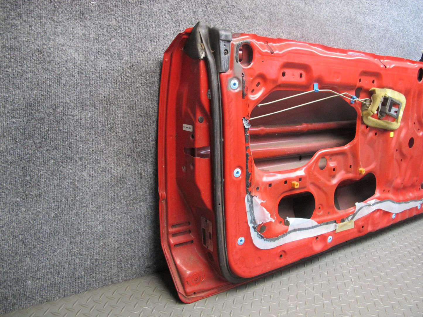 85-89 Toyota MR2 AW15 Left Driver Door Shell Panel Cover RED OEM