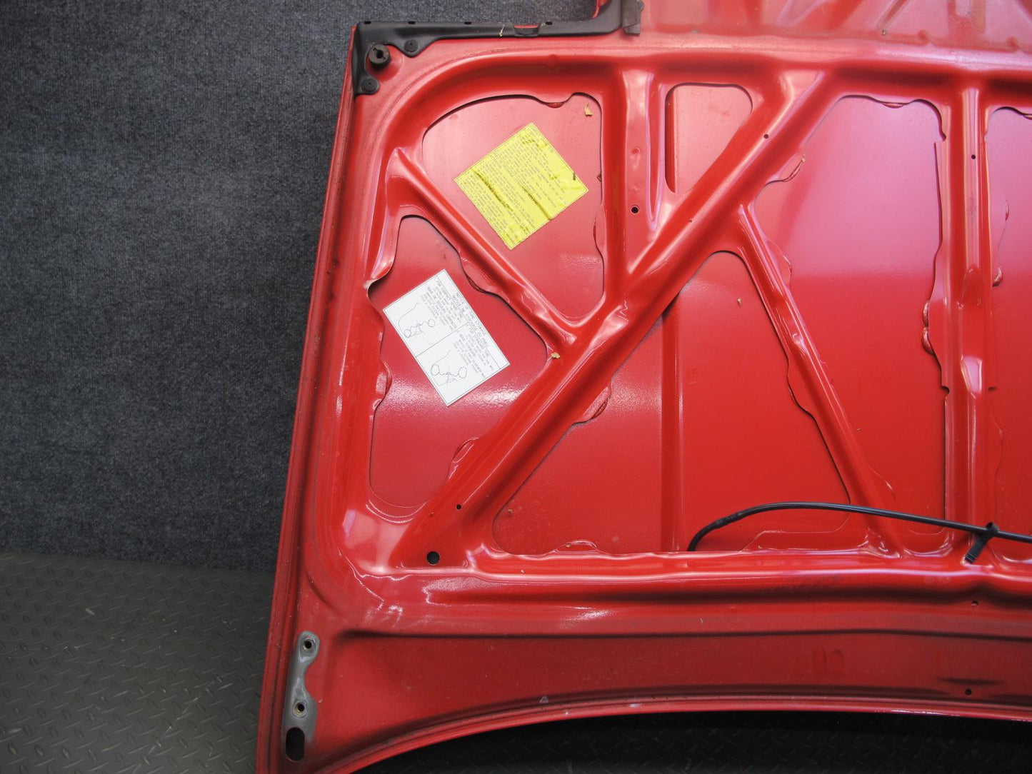 85-89 Toyota MR2 AW15 Front Trunk Frunk Hood Bonnet Shell Panel RED OEM