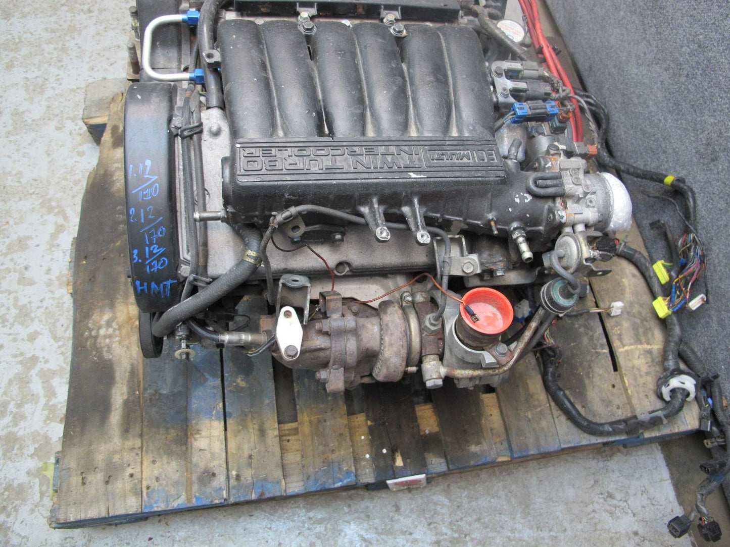 91-92 Mitsubishi 3000GT 3.0L 6G72 V6 Twin Turbo AWD Engine Motor 131k Miles