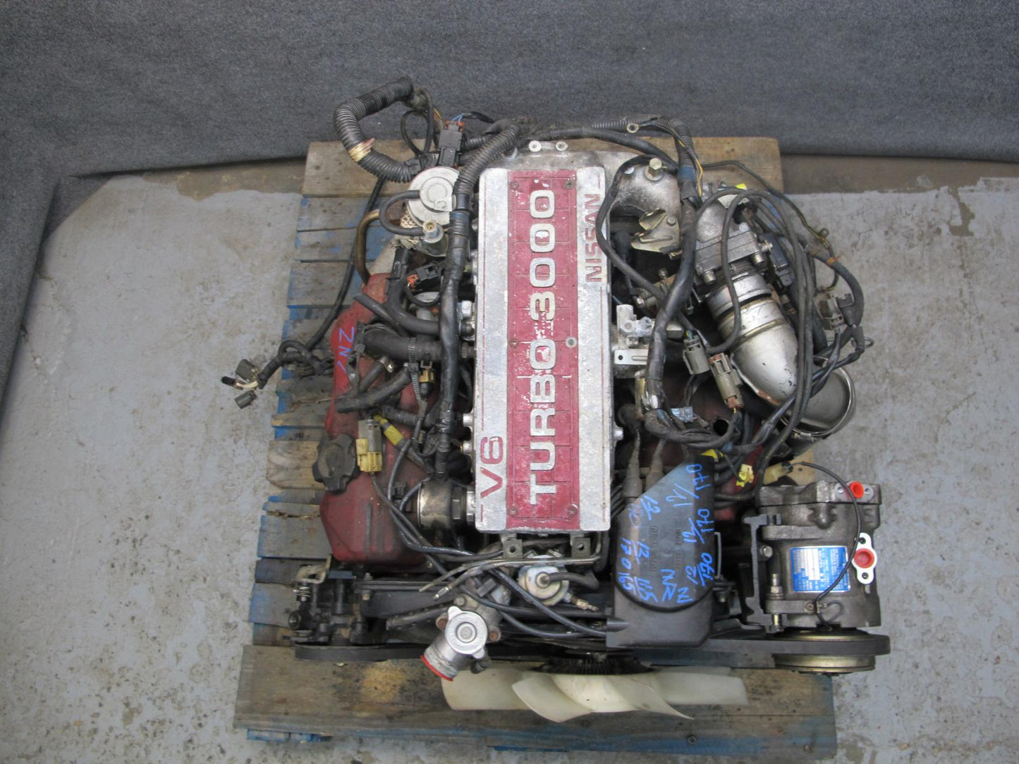 84-86 Nissan 300ZX 3.0L VG30ET Turbo M/T VIN C 4th Digit Complete Engine Motor