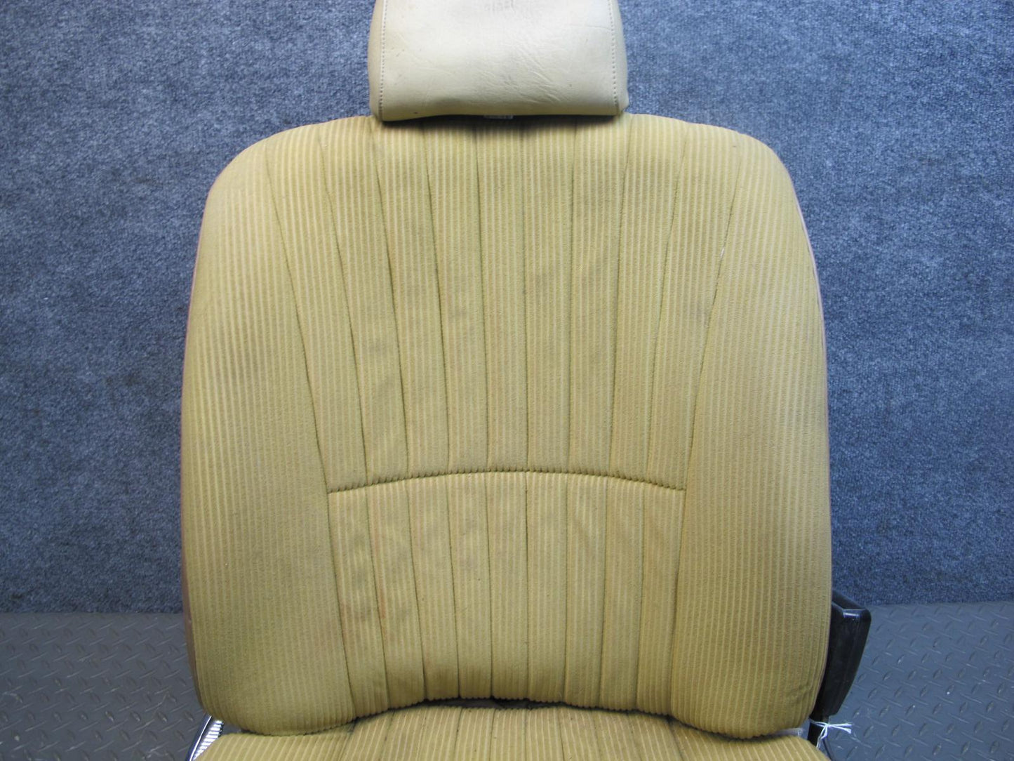 75-82 Triumph TR7 Front Right Beige Cloth Seat OEM