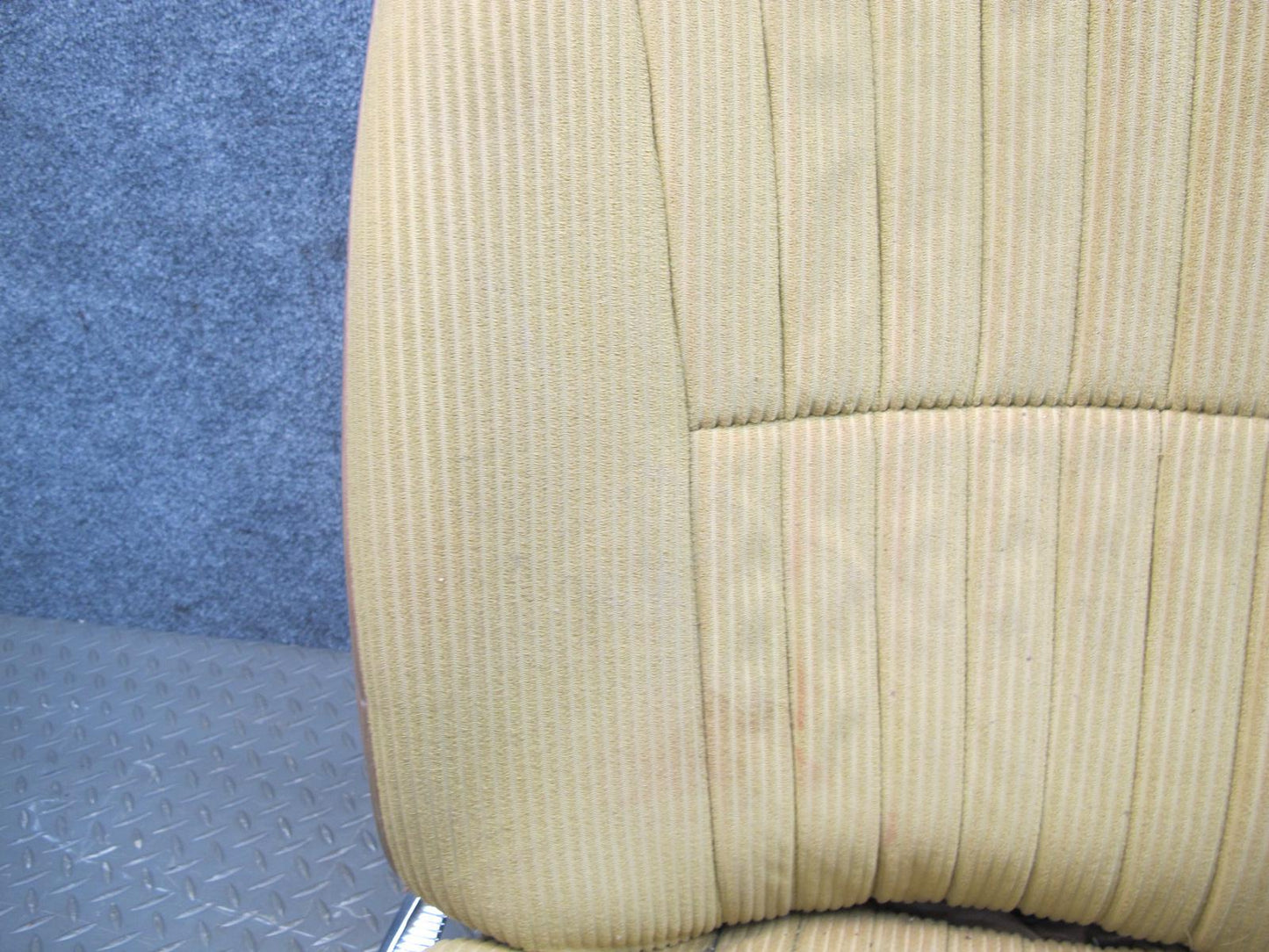 75-82 Triumph TR7 Front Right Beige Cloth Seat OEM