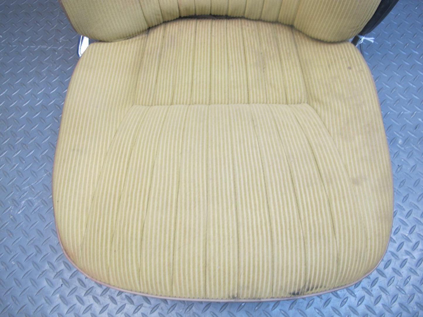 75-82 Triumph TR7 Front Right Beige Cloth Seat OEM