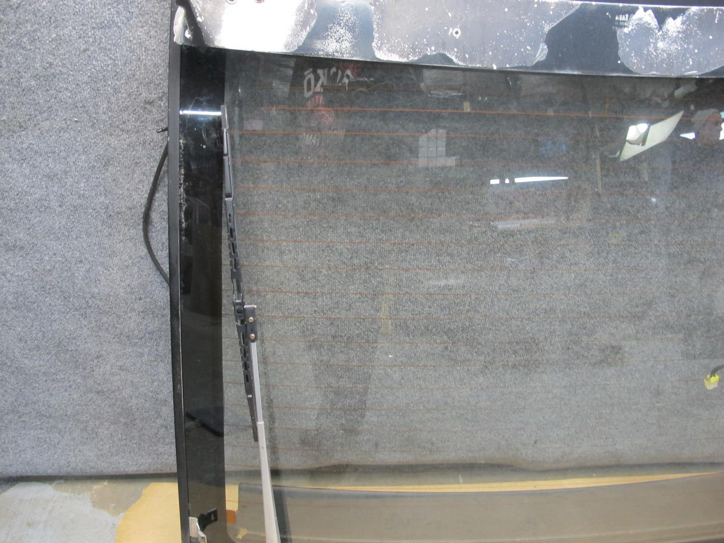 84-86 Nissan Z31 300ZX 2+0 Rear Tailgate Liftgate Panel w Glass & Wiper OEM
