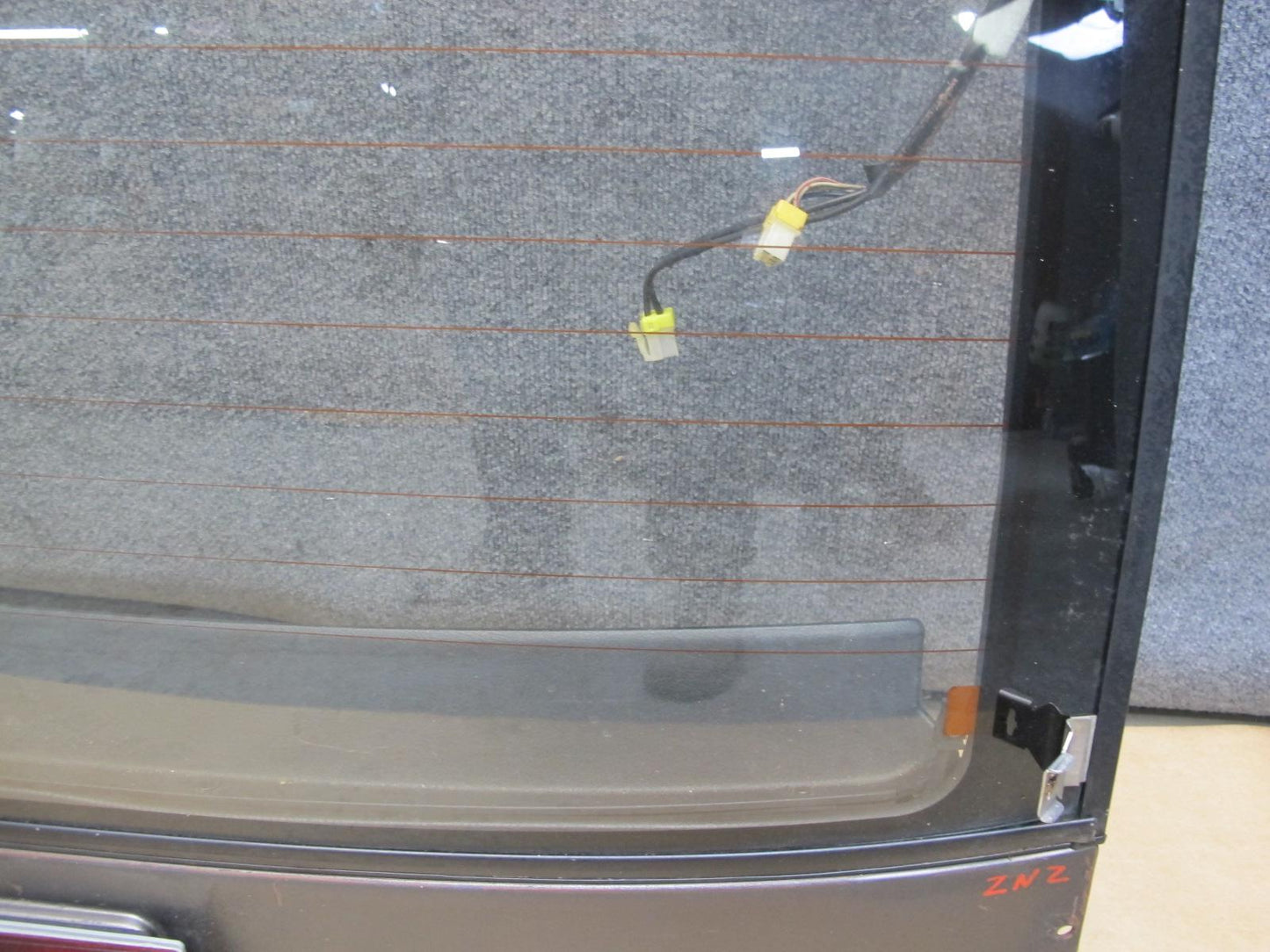 84-86 Nissan Z31 300ZX 2+0 Rear Tailgate Liftgate Panel w Glass & Wiper OEM
